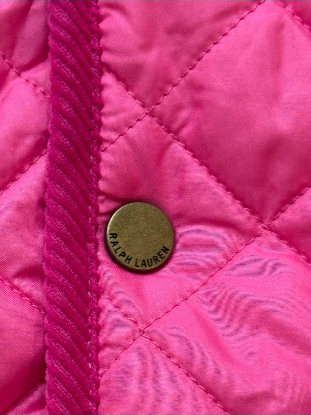 Ralph Lauren Pink Quilted Hooded Footed One-Piece Snowsuit for Baby 6M